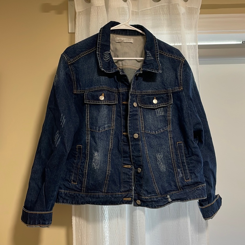 Plus Size Jean Jacket